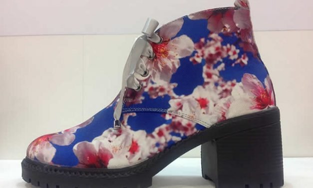 Colección de zapatos inspirada en flores de cerezo