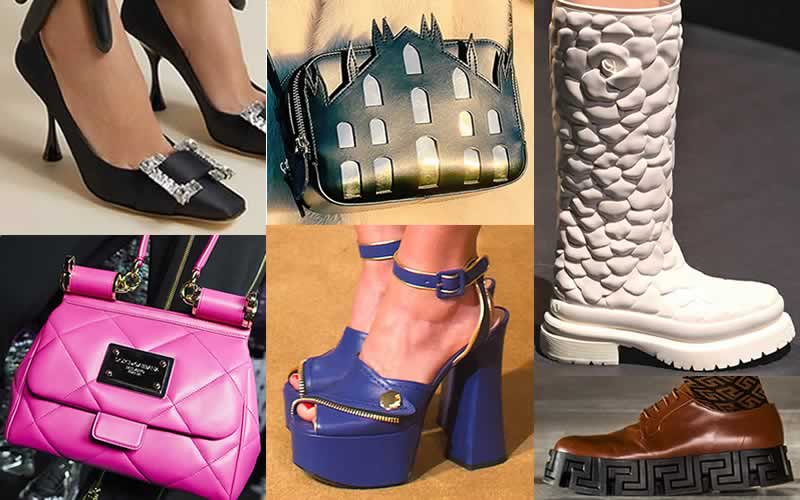 Tendencias de Zapatos y Bolsos Milan Fashion Week 2021