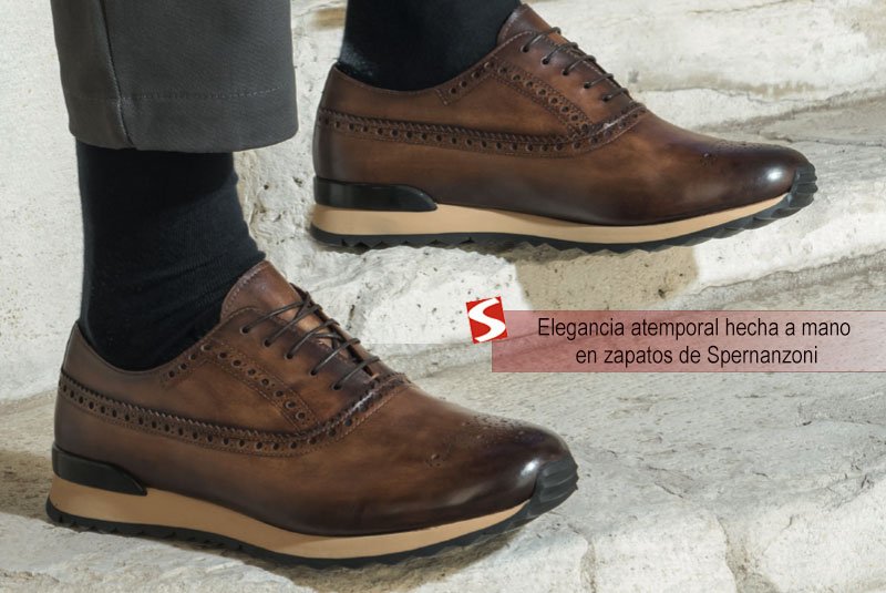 Elegancia atemporal hecha a mano en zapatos de Spernanzoni