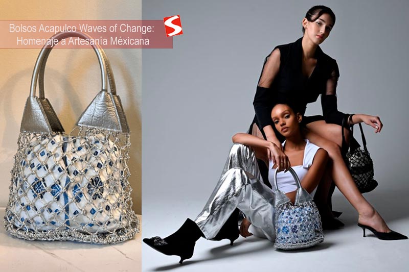 Bolsos Acapulco Waves of Change: Homenaje a Artesanía Méxicana