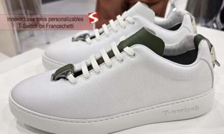 Innovadores tenis personalizables T-Switch de Francechetti