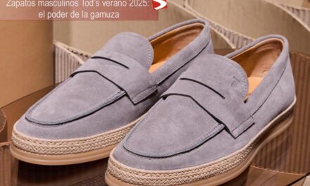 Zapatos masculinos Tod’s verano 2025: el poder de la gamuza