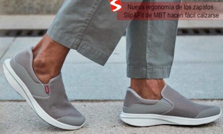 Nueva ergonomía en zapatos Slip&Fit de MBT hacen fácil calzarse