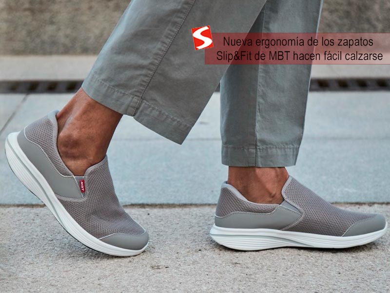Nueva ergonomía de los zapatos Slip&Fit de MBT hacen fácil calzarse Nueva ergonomía de los zapatos Slip&Fit de MBT hacen fácil calzarse