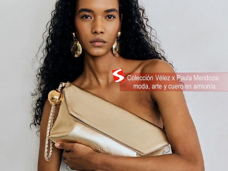Colección Vélez x Paula Mendoza: moda, arte y cuero en armonía