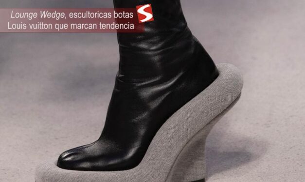 Lounge Wedge las escultóricas botas Louis Vuitton marcan tendencia
