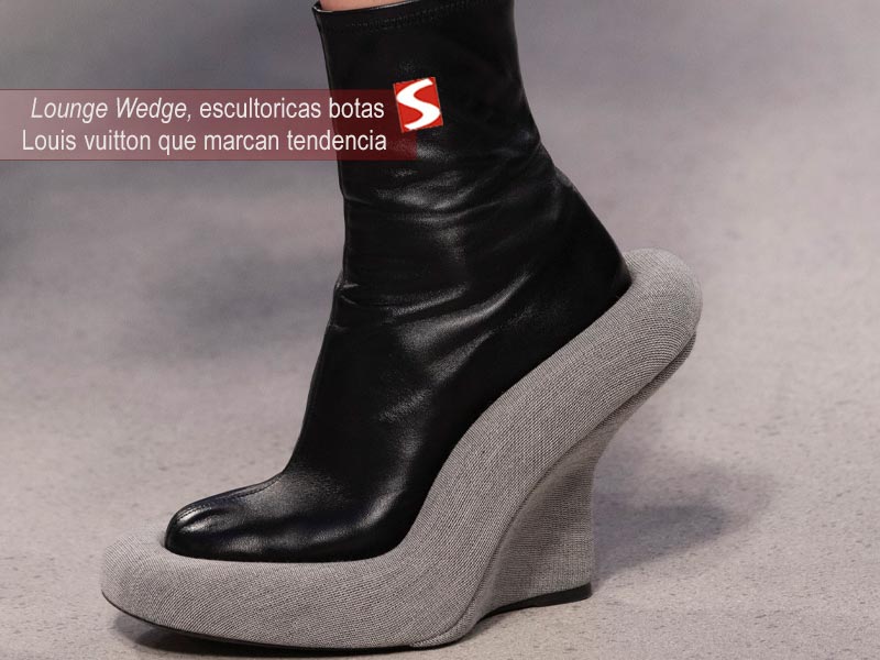 Lounge Wedge las escultóricas botas Louis Vuitton marcan tendencia