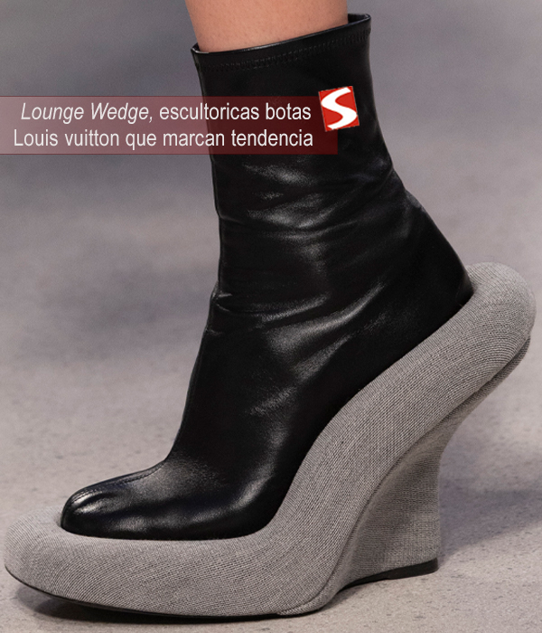 Lounge Wedge las escultóricas botas Louis Vuitton marcan tendencia