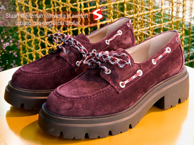 Comodidad con sello urbano en zapatos de Stuart Weitzman