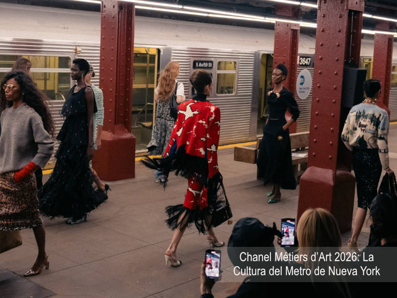 Colección Chanel Métiers d’Art 2026 se inspira en el Metro de Nueva York