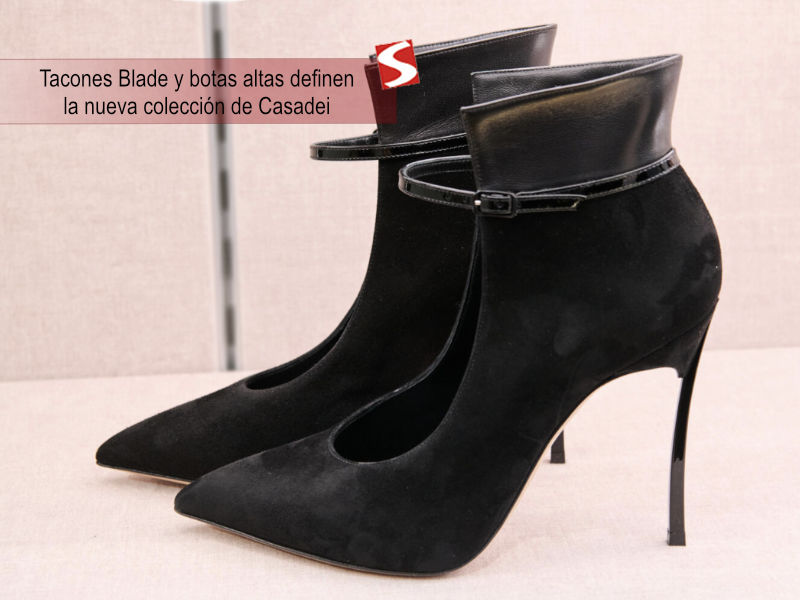 Tacones Blade y botas altas definen la nueva colección de Casadei